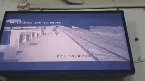 Man saved blind womans child fell on train track