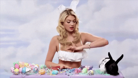 rabbit bunny easter kate upton happy easter