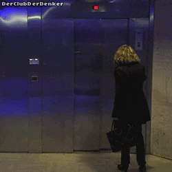 Awkward elevator moment [-18] Giphy