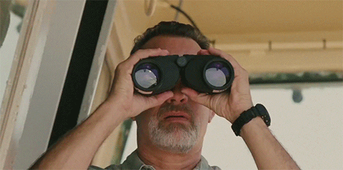 Tom Hanks Binoculars GIF - Find & Share on GIPHY