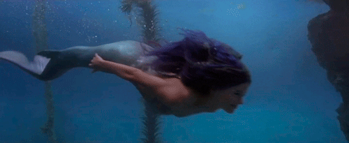  water blue sea ocean mermaid GIF
