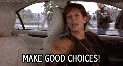 GIF of Jamie Lee Curtis from movie Freaky Friday, saying 