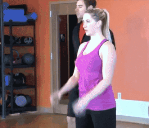 Butt kicks with arm circles 15-Minute Calorie Burning Workout: How To Burn More Calories