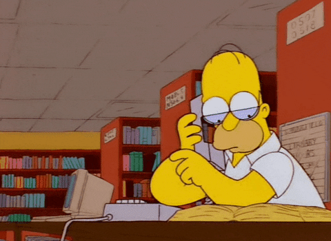 Homero Simpson marcando por teléfono