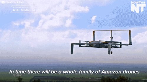 amazon drone delivery gif