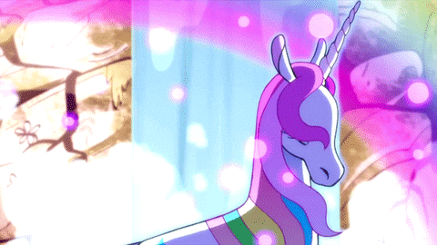 Image result for glowing unicorn gif
