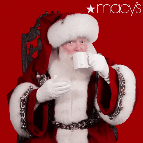 Santa Claus Tea GIF by Macy's