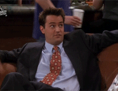 Image result for friends chandler gif