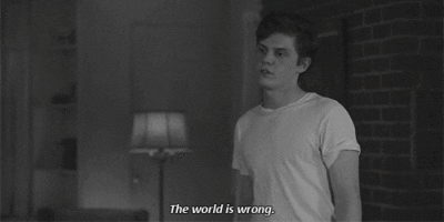 black and white world american horror story ahs evan peters