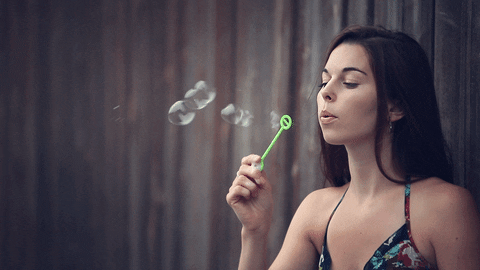 Image result for gif bubble blowing