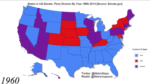 party time series year states