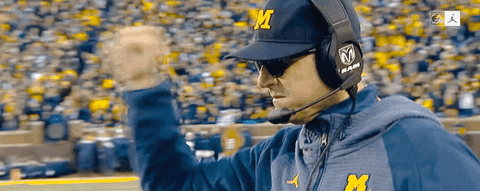 Go Blue College Football GIF by Michigan Athletics - Find & Share on GIPHY