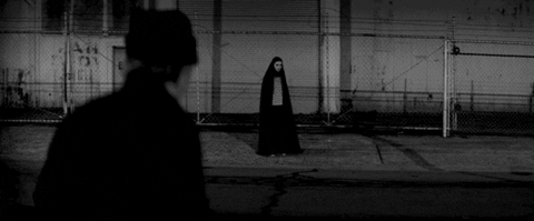 Image result for girl walks home alone at night gif