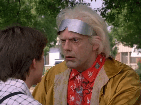 Doc Brown Thinking GIF by Back to the Future Trilogy - Find & Share on ...