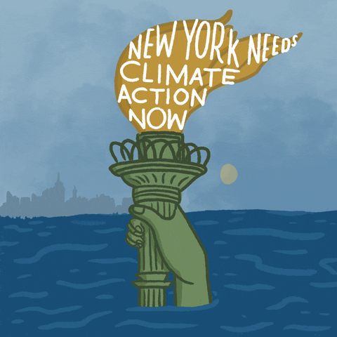Statue Of Liberty Nyc GIF by INTO ACTION