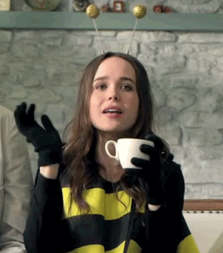 Ellen Page Hello GIF