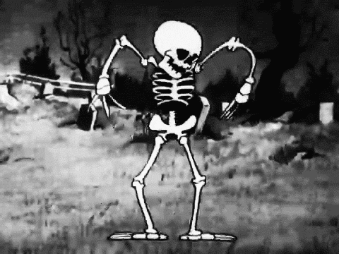 Image result for dancing skeleton gif