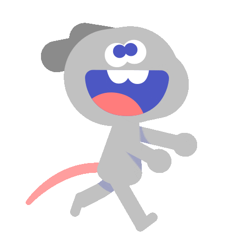 Mouse Running Sticker by Ross Plaskow for iOS & Android GIPHY