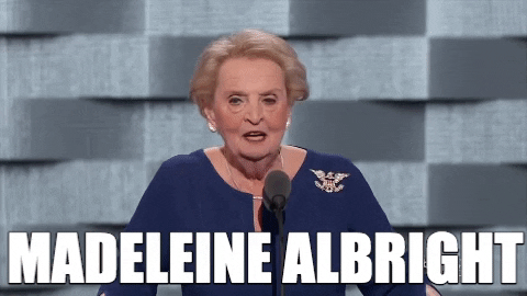 Madeleine Albright Gif By Diversify Science Gif - Find & Share on GIPHY