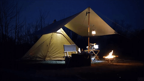 Tent Glamping GIF - Find & Share on GIPHY