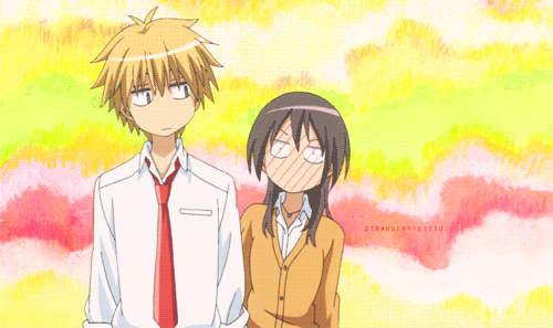 Resultado de imagem para kaichou wa maid sama gif