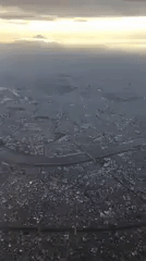 Tokyo And Mount Fiji From Above in random gifs