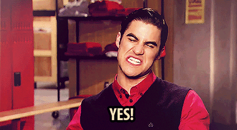Image result for darren criss gif excited