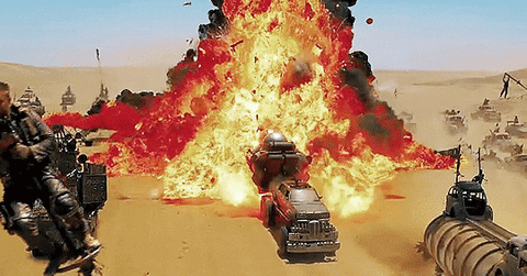 fire explosion mad max mad max fury road