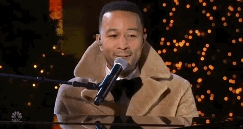 John Legend Christmas In Rockefeller 2018 GIF by NBC
