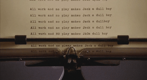 Stanley Kubrick Typewriter GIF