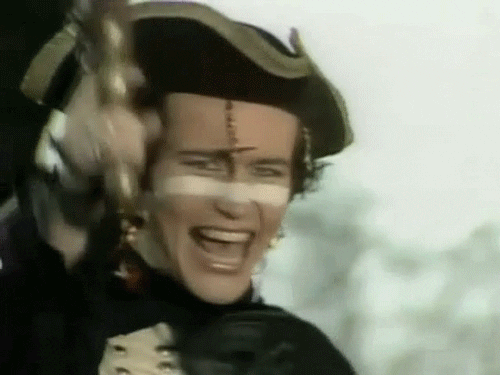 Image result for adam ant  gif