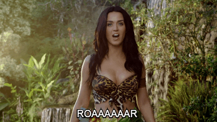Image result for katy perry roar gif
