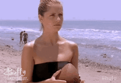 Buffy The Vampire Slayer Football GIF pic
