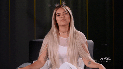 Happy Karol G GIF by Music Choice - Find & Share on GIPHY