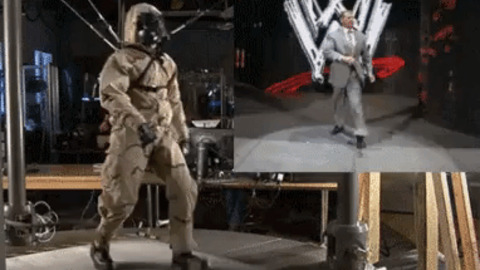 McMahon walks like robot