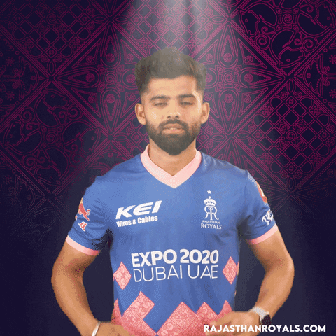 Cricket Looking Up GIF by Rajasthan Royals