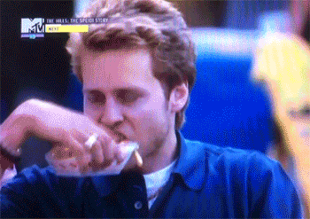 the hills french fries spencer pratt pig out eating
