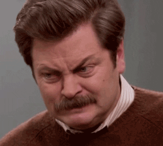 Angry Ron Swanson GIF - Find & Share on GIPHY