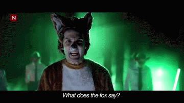 "What did the fox say" gif