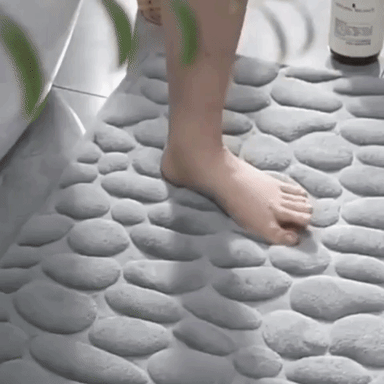 Cobblestone Embossed Bathroom Mat – BaddiefulLotus