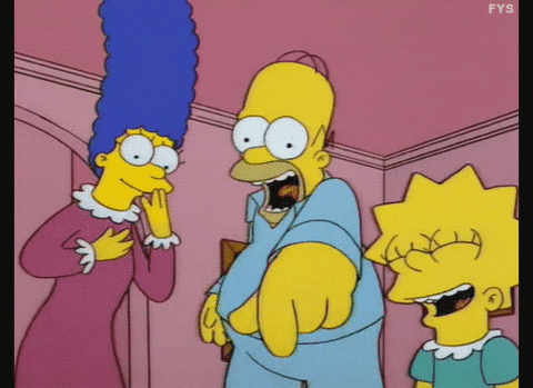 The Simpsons Lol GIF