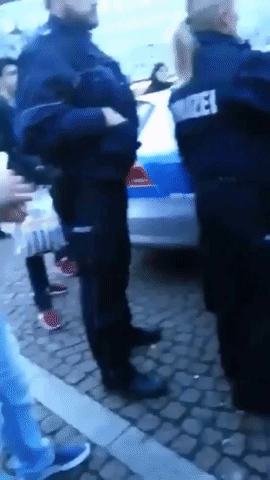 Is this police brutality in funny gifs