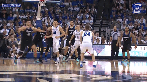 Creighton Bluejays Trey GIF by Creighton University Athletics