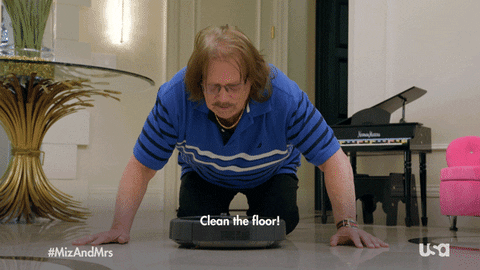 ADHD and sweeping - using a robot vacuum to clean the floor