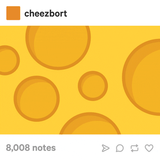 tumblr, comments, photo, cheese, moon, graphic, gif, yellow
