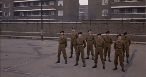 Image result for monty python military fairy gif