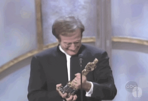 Robin Williams Oscars GIF - Find & Share on GIPHY