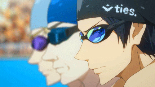 anime swimming racing
