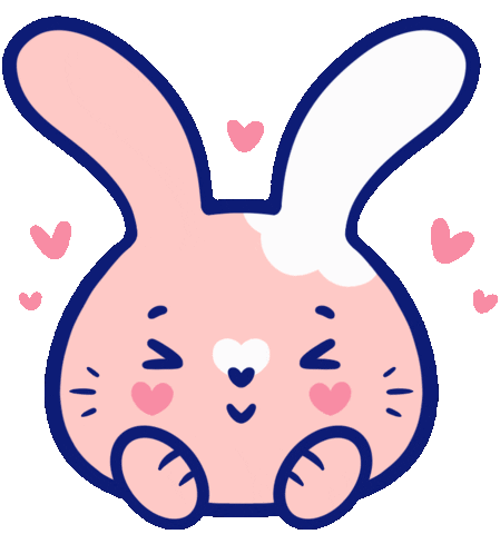 Bunny Love Sticker by Sunshunes for iOS & Android | GIPHY