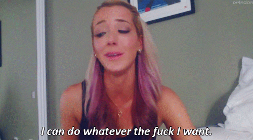whatever jenna marbles blogging lol so true mind your own business
